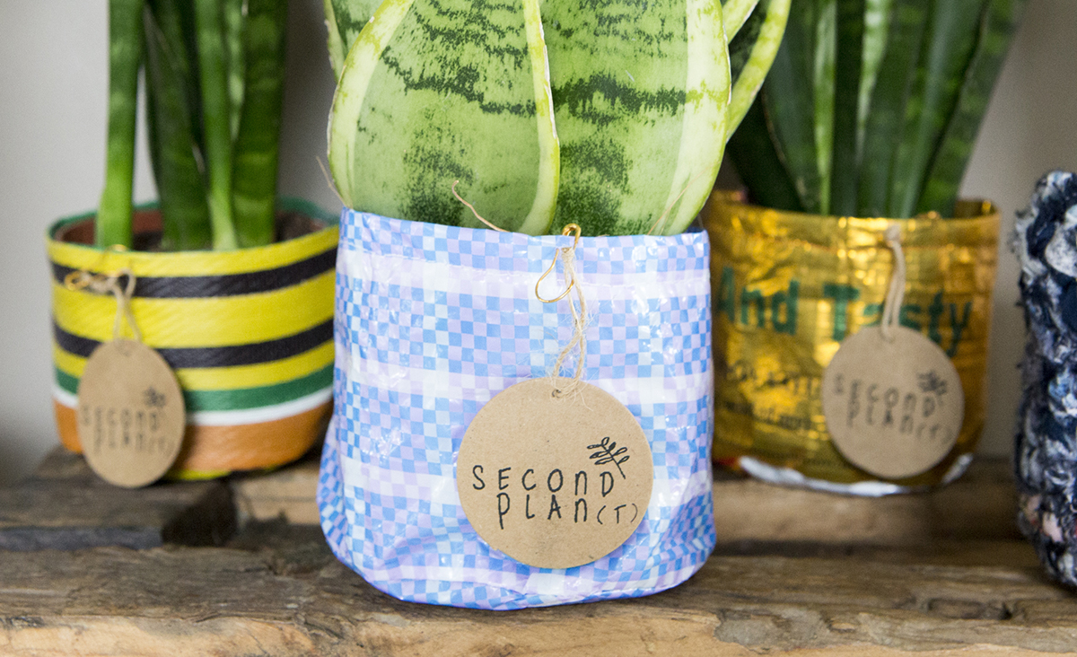 Duurzame plantenpot plastic